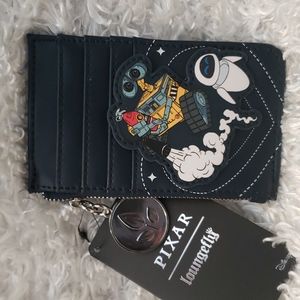 NWT Loungefly Pixar Walle and Eve wallet